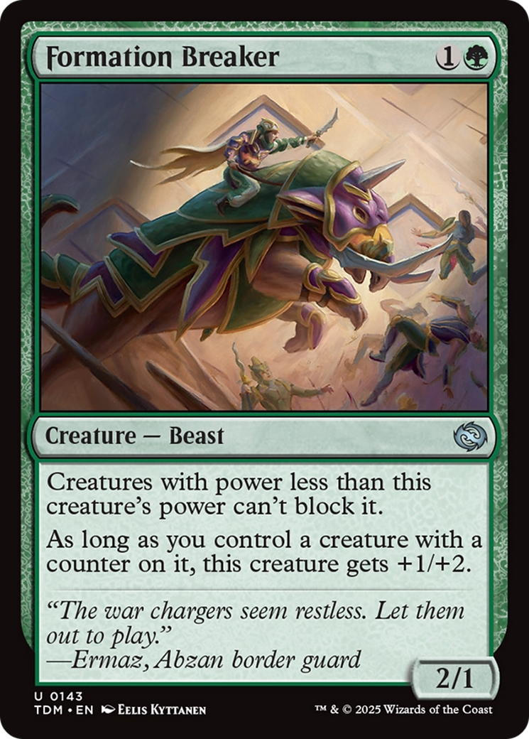 Formation Breaker [Tarkir: Dragonstorm] Foil