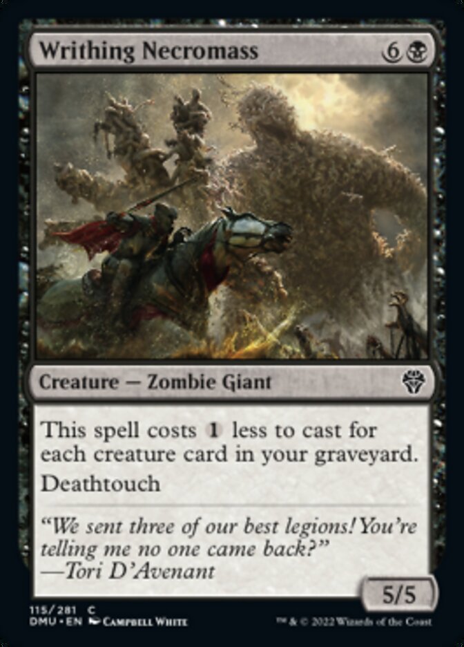 Writhing Necromass [Dominaria United] Foil