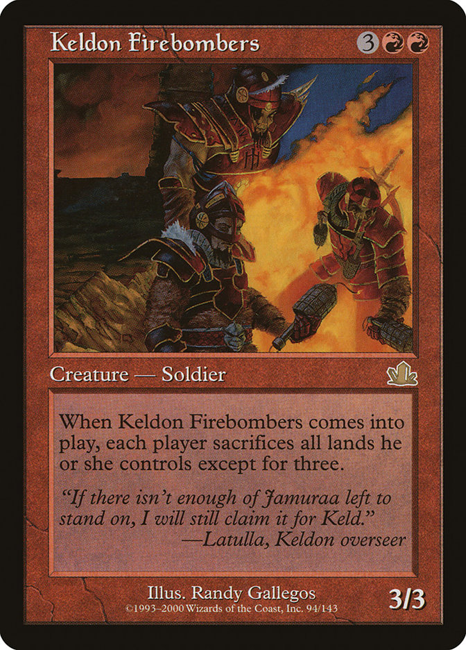Keldon Firebombers [Prophecy] Foil