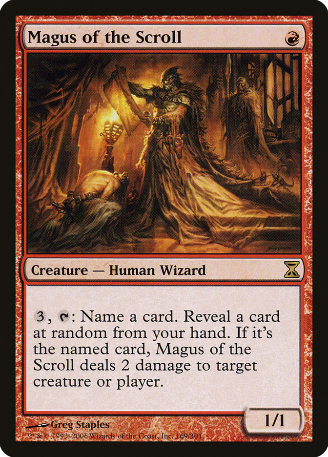 Magus of the Scroll [Time Spiral] Foil