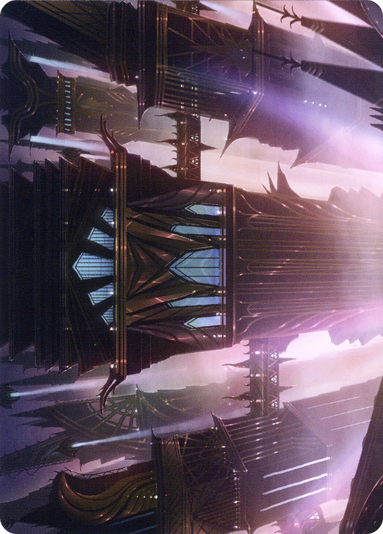 Skybridge Towers // Skybridge Towers  [New Capenna Art Series] (Borderless) Foil