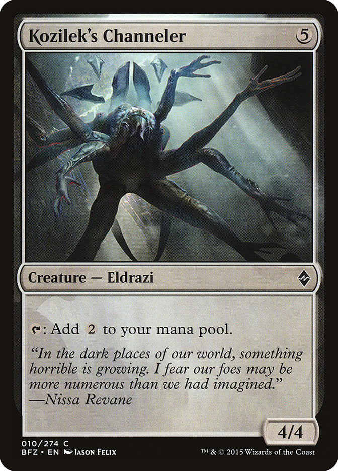 Kozilek's Channeler [Battle for Zendikar] Foil