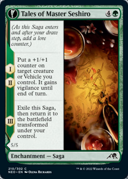 Tales of Master Seshiro // Seshiro's Living Legacy [Kamigawa: Neon Dynasty] Foil -1