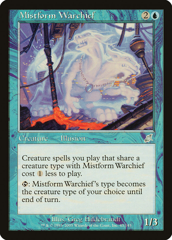 Mistform Warchief [Scourge] Foil