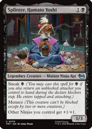 Splinter, Hamato Yoshi  [Teenage Mutant Ninja Turtles] Foil