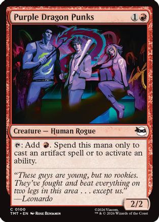 Purple Dragon Punks  [Teenage Mutant Ninja Turtles] Foil