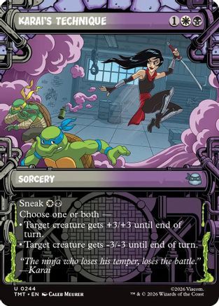 Karai's Technique (Showcase)  [Teenage Mutant Ninja Turtles]