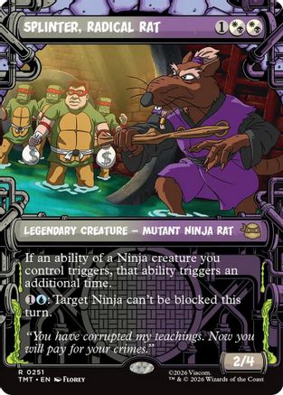 Splinter, Radical Rat (Showcase)  [Teenage Mutant Ninja Turtles]