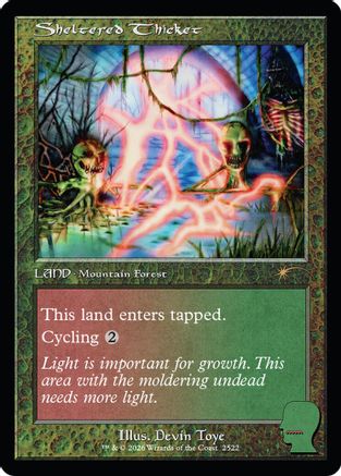 Sheltered Thicket  [Secret Lair Drop Series] Foil