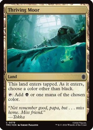 Thriving Moor (Surge Foil)  [Commander: Teenage Mutant Ninja Turtles] Foil