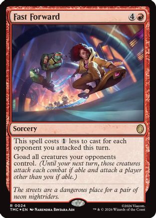 Fast Forward (Surge Foil)  [Commander: Teenage Mutant Ninja Turtles] Foil