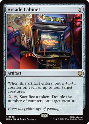 Arcade Cabinet (Surge Foil)  [Commander: Teenage Mutant Ninja Turtles] Foil
