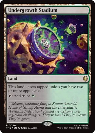 Undergrowth Stadium (Surge Foil)  [Commander: Teenage Mutant Ninja Turtles] Foil