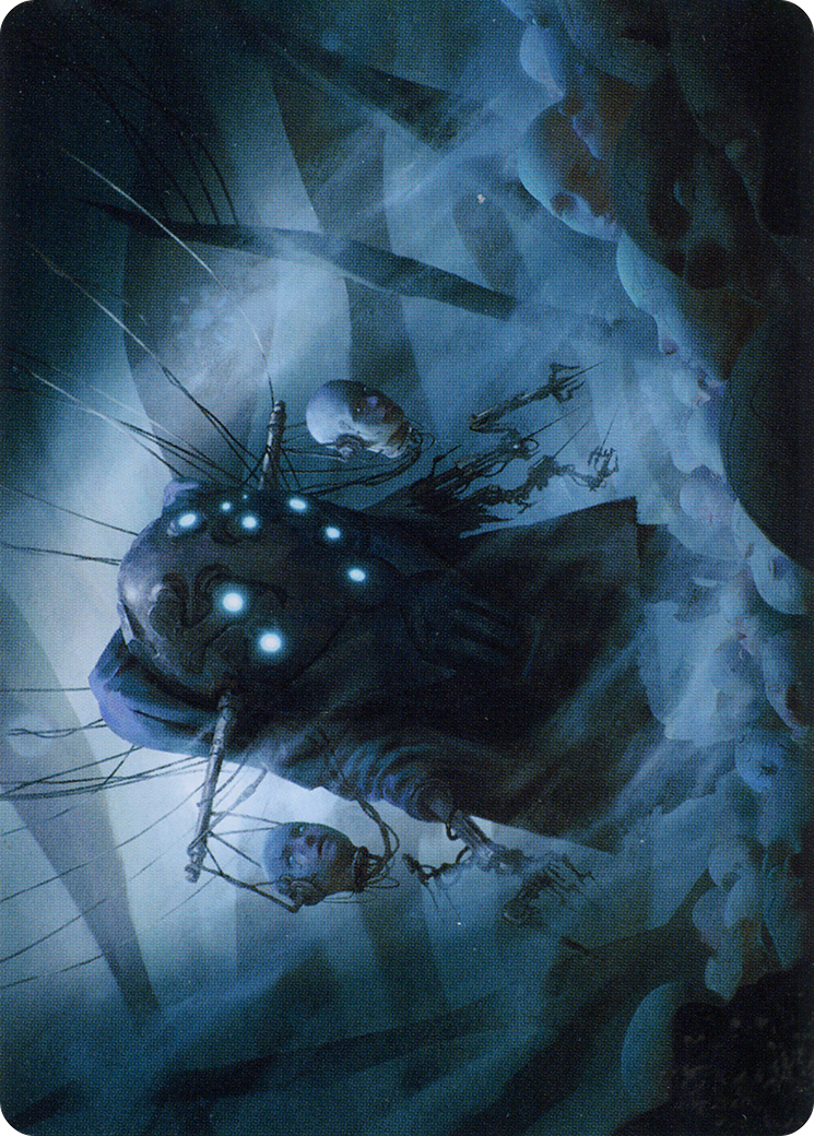Meldweb Curator // Meldweb Curator  [Phyrexia: All Will Be One Art Series] (Borderless)