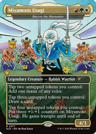 Miyamoto Usagi - Baylen, the Haymaker  [Secret Lair Drop Series] Foil