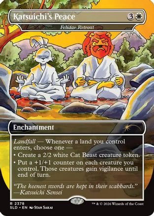 Katsuichi's Peace - Felidar Retreat  [Secret Lair Drop Series] Foil