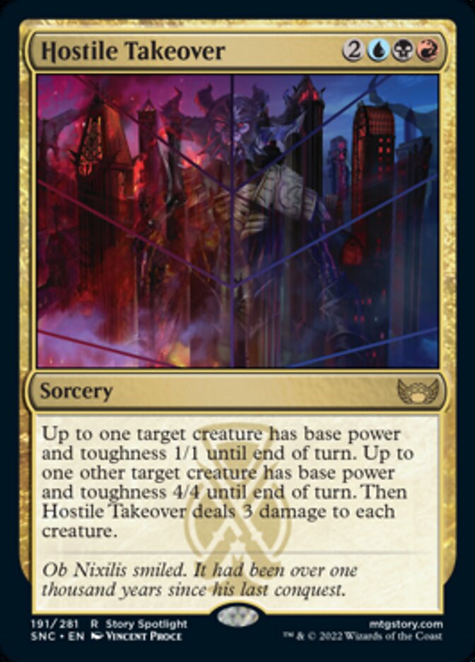 Hostile Takeover [Streets of New Capenna] Foil