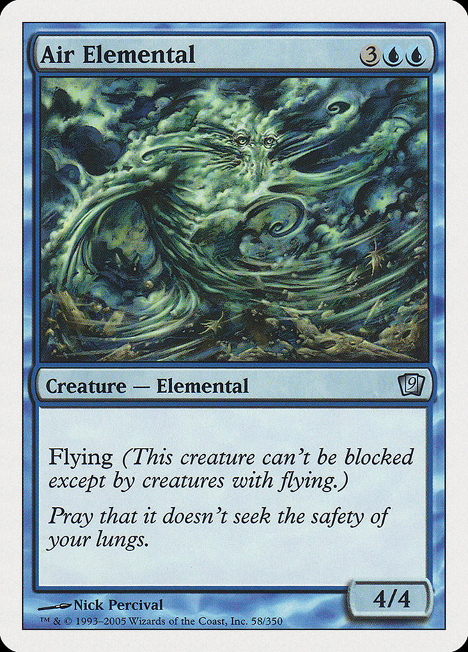 Air Elemental [Ninth Edition] Foil