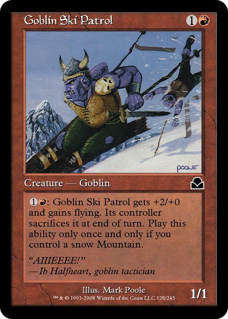Goblin Ski Patrol  [Masters Edition II] Foil