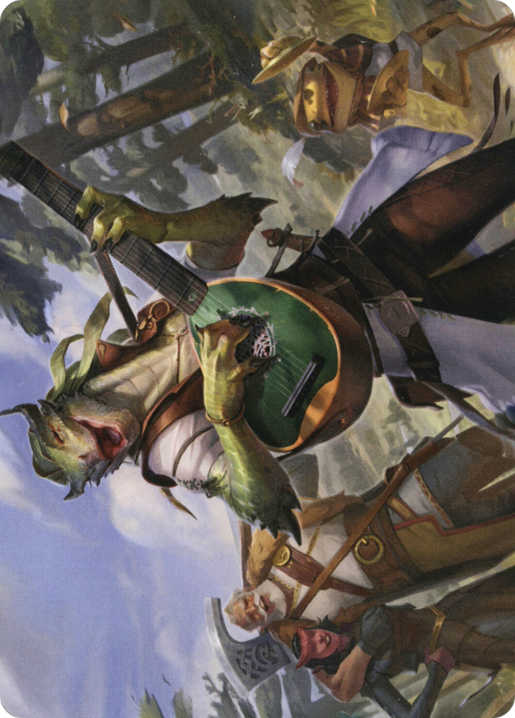 Wandering Troubadour // Wandering Troubadour  [Adventures in the Forgotten Realms Art Series] (Borderless)