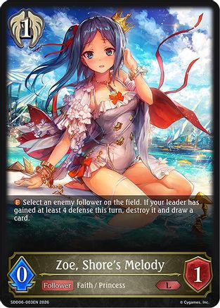 Zoe, Shore's Melody