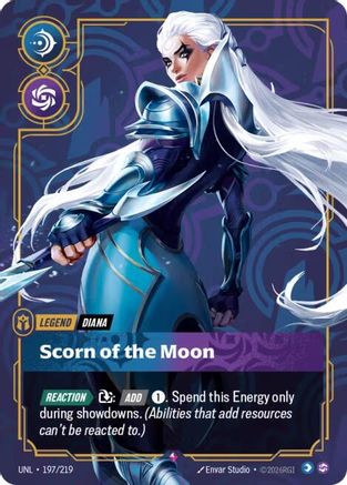 Diana - Scorn of the Moon (197/219) - Riftbound - [Unleashed] Foil