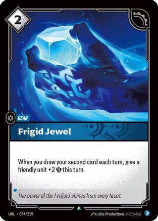 Frigid Jewel (074/219) - Riftbound - [Unleashed] Foil