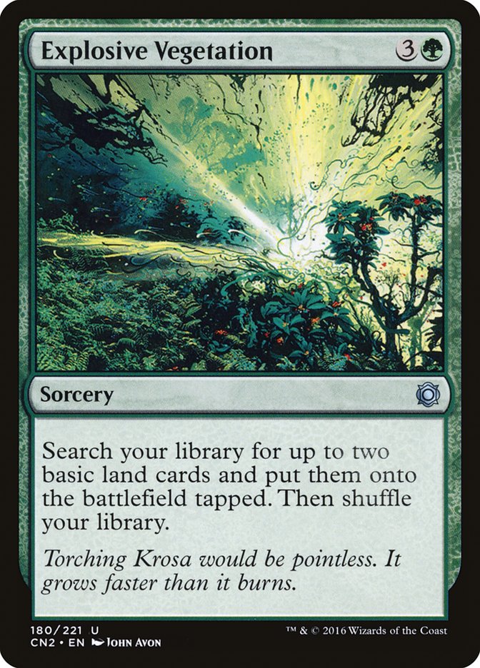 Explosive Vegetation [Conspiracy: Take the Crown] Foil