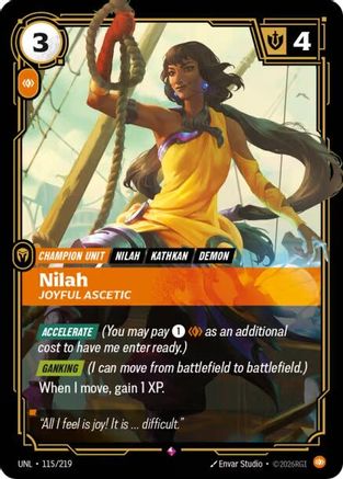 Nilah - Joyful Ascetic (115/219) - Riftbound - [Unleashed] Foil