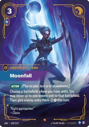 Moonfall (189/219) - Riftbound - [Unleashed] Foil