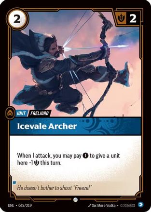 Icevale Archer (065/219) - Riftbound - [Unleashed]