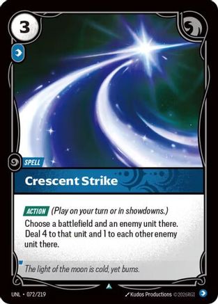Crescent Strike (072/219) - Riftbound - [Unleashed]