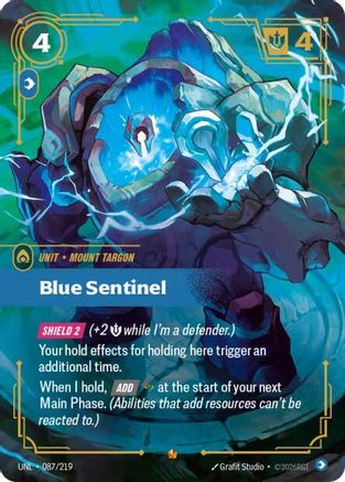 Blue Sentinel (087/219) - Riftbound - [Unleashed] Foil