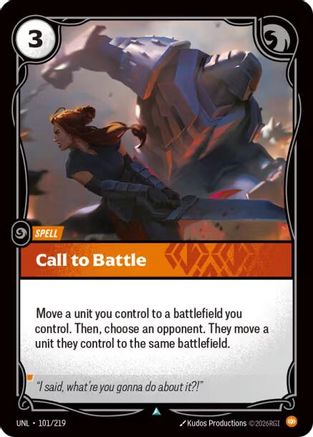 Call to Battle (101/219) - Riftbound - [Unleashed]
