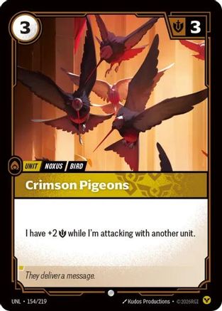 Crimson Pigeons (154/219) - Riftbound - [Unleashed]