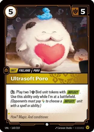 Ultrasoft Poro (160/219) - Riftbound - [Unleashed]