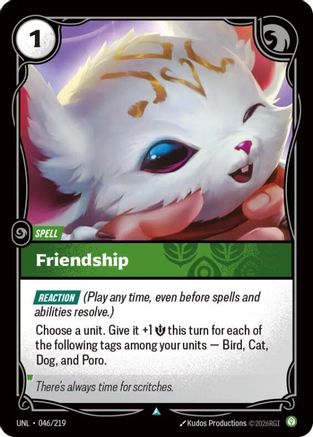 Friendship (046/219) - Riftbound - [Unleashed]