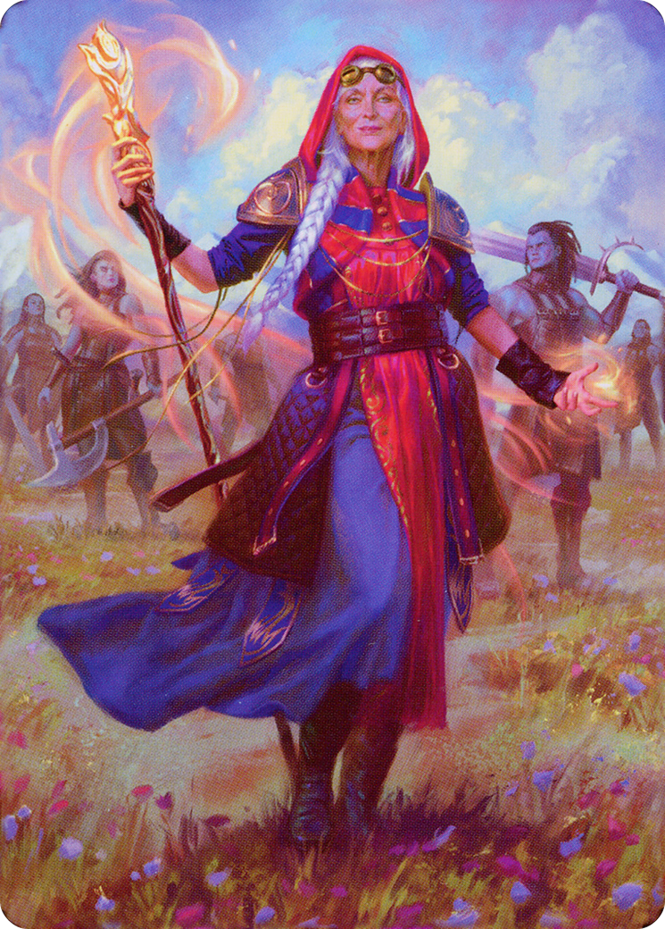 Jaya, Fiery Negotiator // Jaya, Fiery Negotiator  [Dominaria United Art Series] (Borderless) Foil