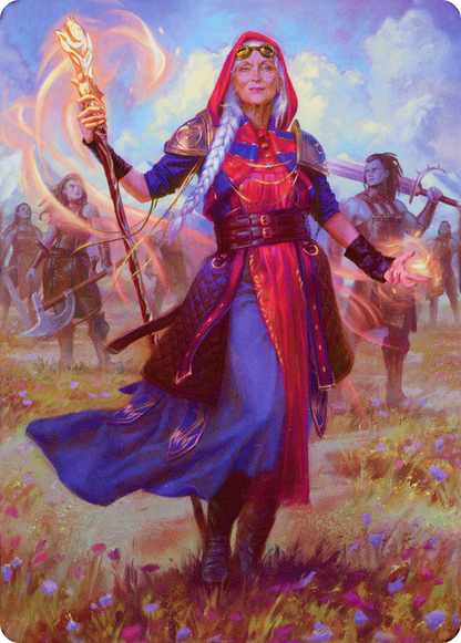 Jaya, Fiery Negotiator // Jaya, Fiery Negotiator  [Dominaria United Art Series] (Borderless) Foil