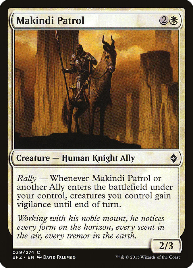 Makindi Patrol [Battle for Zendikar] Foil