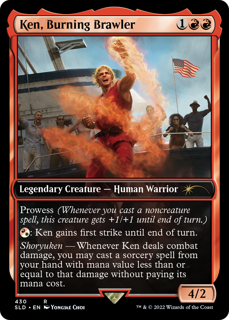 Ken, Burning Brawler [Secret Lair Drop Series] Foil