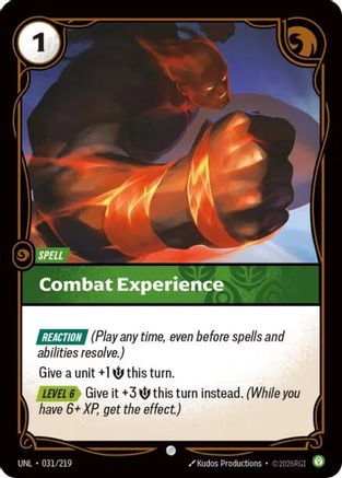 Combat Expertise (031/219) - Riftbound - [Unleashed] Foil