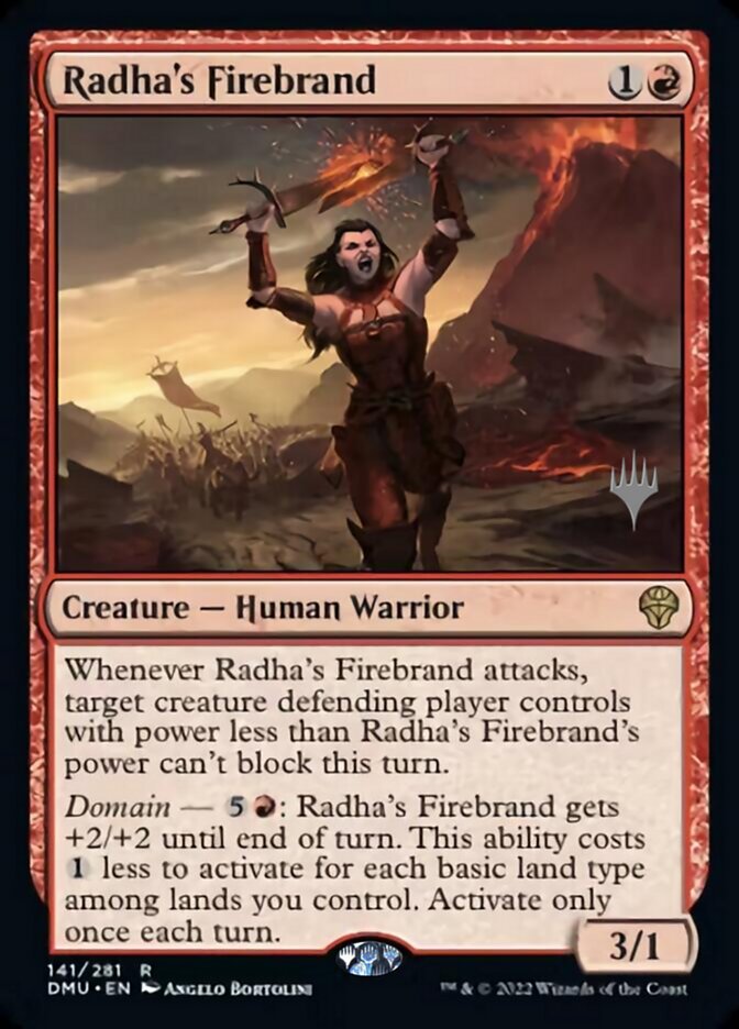Radha's Firebrand (Promo Pack) [Dominaria United Promos] Foil