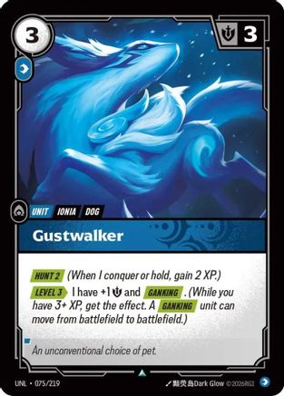 Gustwalker (075/219) - Riftbound - [Unleashed] Foil