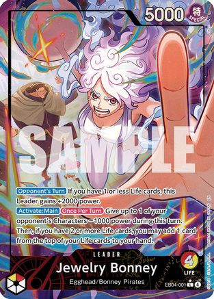 Jewelry Bonney (EB04-001) (Alternate Art) (EB04-001) - [Adventure on Kami's Island] Foil