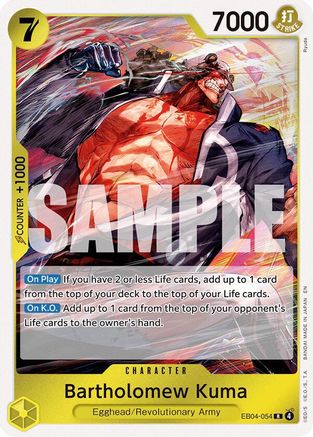 Bartholomew Kuma (EB04-054) (EB04-054) - [Adventure on Kami's Island] Foil