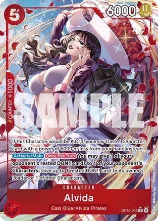Alvida (Alternate Art) (OP15-003) - [Adventure on Kami's Island] Foil