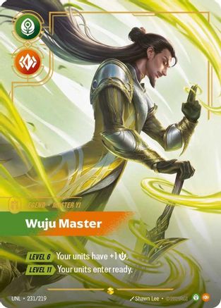 Master Yi - Wuju Master (Overnumbered) (231/219) - Riftbound - [Unleashed] Foil