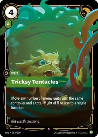 Tricksy Tentacles (054/219) - Riftbound - [Unleashed] Foil