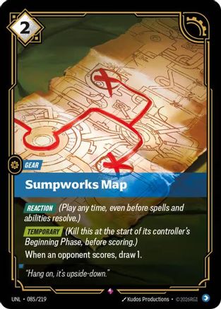 Sumpworks Map (085/219) - Riftbound - [Unleashed] Foil